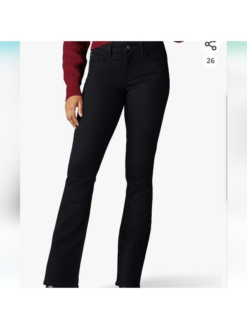 Riders by Lee Women's Midrise Bootcut Jeans NWT Size 8P